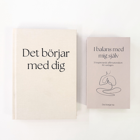 Det börjar med dig & I balans med mig själv (paket)