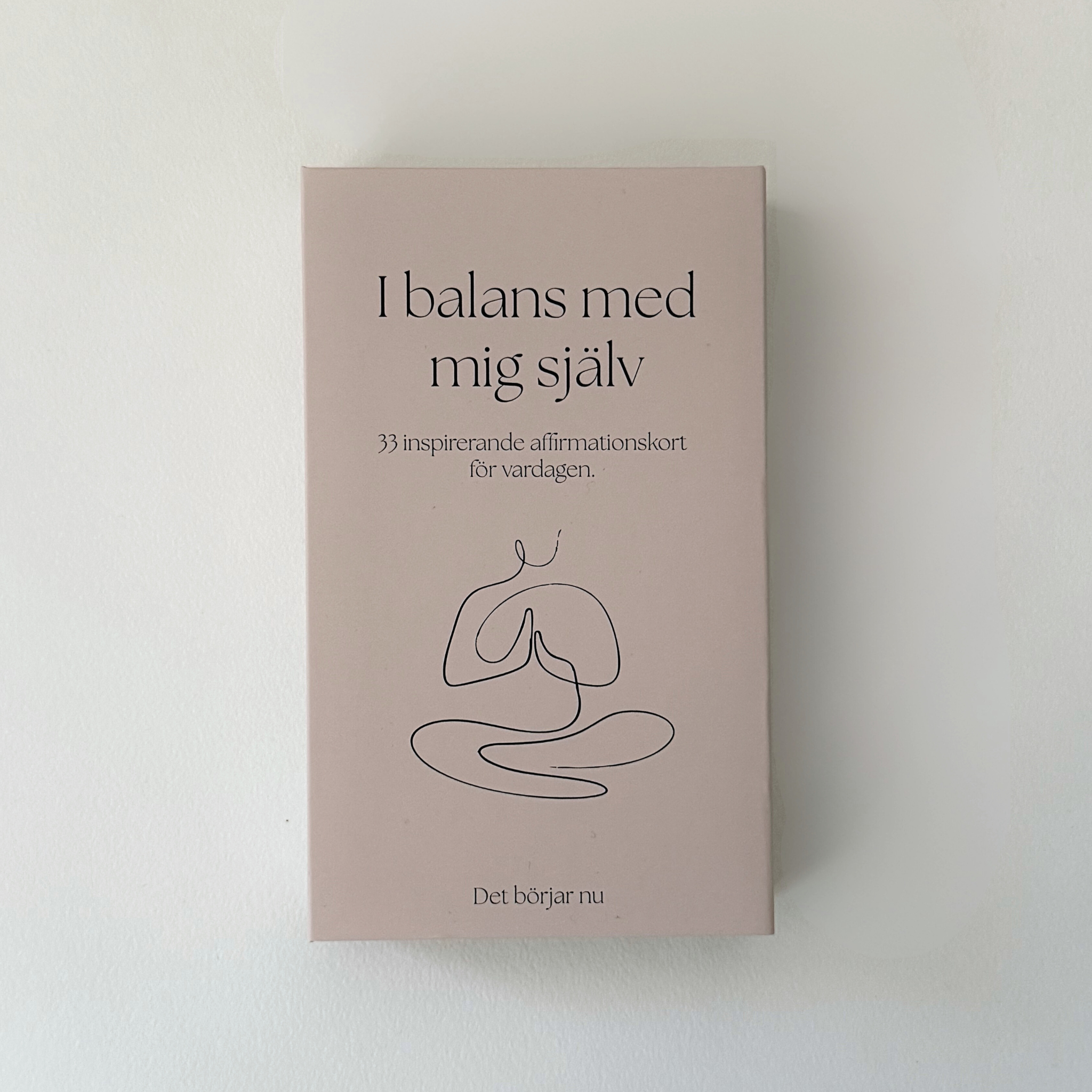 Det börjar med dig & I balans med mig själv (paket)